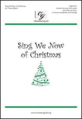 Sing We Now of Christmas Unison/Two-Part choral sheet music cover